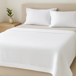 White Cellular Blanket - Belle